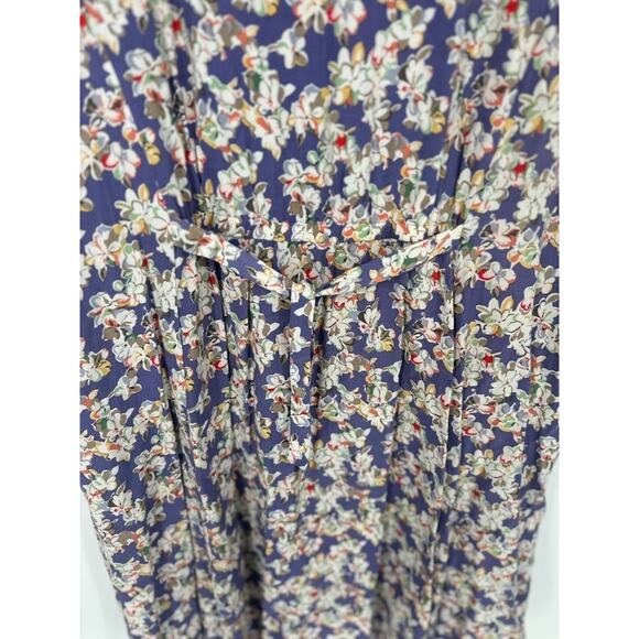 Vintage Maggie McNaughton Dress 22W Floral 90s Button Front Prairie Cottagecore - Picture 7 of 12